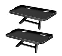 JXMTSPW Étagère supérieure pour écrans TV Support d'écran Plat appareils de Diffusion en continu, boîtiers multimédias, Haut-parleurs Support d'écran pour Moniteur Écran Plateau Supérieur TV 2PCS