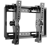 JXMTSPW Support Mural TV Inclinable pour écrans 14-42 Pouces,Support de Moniteur,Support VESA Max 200x200mm, Fixation Murale TV Capacité Max de 25kg,Meuble TV