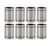 Jxngery 10 pièces roulement à billes linéaire LM12UU 12mm ID 21mm OD 30mm longueur cylindre en acier allié bague de mouvement linéaire