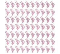 Jxngery 100 pièces trombone flamant rose mignon forme animale fichier Note Page marqueur Clips signet pour la Classification des fichiers (Violette)