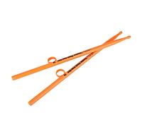 Jxngery 2 pièces de tambour ABS Durable Anti-main pour accessoires d'instruments de musique débutants (Orange)