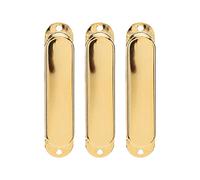 Jxngery 3 pièces Kit d'accessoires pour Instruments en cuivre avec Couvercle de Micro à Bobine Unique pour Guitare électrique (Or)