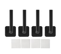 Jxngery 4 pièces crochets de chapeau adhésifs cintres de chapeau présentoir de chapeau pour placard mural présentoir de support de casquettes de baseball