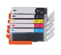 Jxngery 5 Color Imprimante Encre Cartound Set Fluent Printing Ink Cartridge Replacement TS705 TR7550 TR8550 TS6150 TS6351 TS8150 TS8252 TS8350 TS9551C Europe Turquie