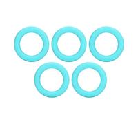 Jxngery 5 pièces bébé Anneau de Dentition en Silicone Souple Jouet Infantile sûr élastique soulagement des gencives Bracelet de Dentition pour Voyage à Domicile (Verte)