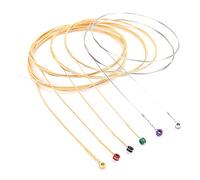 Jxngery 6pcs Guitar String Steel Core Phosphor Bronze Alloy Wound Instrument à Cordes Instruments pour débutants de Guitare Acoustique