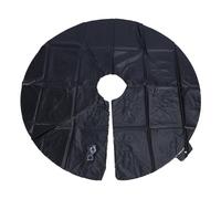 Jxngery Anneau d'irrigation pour arbres en PVC, 15 gallons, 35,4 pouces, système d'irrigation goutte à goutte, sac à eau, sac d'irrigation rond pour planter des arbres de jardin et des arbustes (noir)