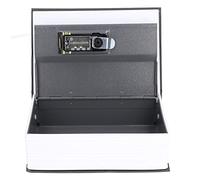 Jxngery Book Steel Safe Classic Secret livre SAFE SAFE LOCK Mot de passe (Noir)