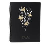 Jxngery Classeur de partitions 20 pochettes 40 pages A4 pour orchestre, école, choeur (type A)