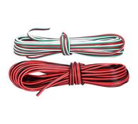 Jxngery - connecteur d'extension RGB, câble de bande LED, cordon de connexion 2 broches + 3 broches, pièces d'éclairage d'interface