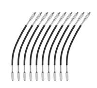 Jxngery Cordeaux de Violon Fil en Acier Noir pour 1/8 Violon des Instruments d'instruments de Musique hayon de Violon