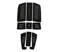 Jxngery EVA Deck Traction Pad Tapis de planche de surf antidérapant pour longboard Paddle Board (noir)