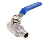 Jxngery Full Port Ball Valve 3/8 Inch BSPT Male and Female Thread Pipe Fitting 16kg Stainless Steel Ball Valve