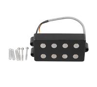 Jxngery Guitare électrique Double Coil Pickup Open Style 5 String 4 Core Variable Variable Rod Guitar Pickup Part for Bass