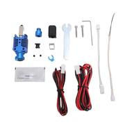 Jxngery Hotend Kit de remplacement pour imprimante 3D CR 10 10S, buse en acier trempé de 0,4 mm, kit de mise à niveau avec dissipateur thermique en aluminium