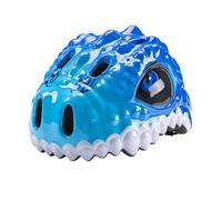 Jxngery Kids Toddler Bike Helmet Adjustable Dinosaur Helmet Breathable Skating Helmet for Boys and Girls (Blue)