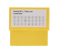 Jxngery Kit de tampons en métal 40cr en acier au carbone multifonctionnel portable en acier pour le travail des métaux, la fabrication de bijoux, le travail du bois (Minuscule)