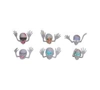 Jxngery Lot de 6 mini marionnettes de doigt de monstre mignonnes et amusantes avec dessins animés interactifs pour enfants