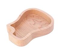 Jxngery Pick Box Box Maple Wooden Rangement Case de Guitare délicate Accessoires d'instruments de Musique de Guitare