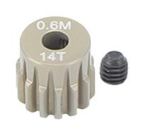 Jxngery Pignon de 3,175 mm, haute dureté, résistant à l'usure, robuste et durable, universel pour voiture d'escalade 1/8 1/10 RC (14T)