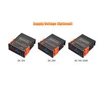 Jxngery Régulateur de température numérique -3008 Régulateur de température bidirectionnel intelligent AC 110~220 V Thermostat de réfrigérateur Support