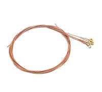 Jxngery Remplacement de Guitare Acoustique Remplacement des Instruments d'instruments de Musique Anti-revêtement pour Les guitaristes (Cordes de cuivre Rouge)