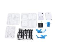 Jxngery Solar Power Space Car Quatre pneus Unité éducative DIY Montage Intelligence Solar Space Car Kit