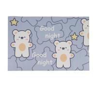 Jxngery Tapis pipi pour chien - Motif mignon - Séchage rapide - Super absorbant - Empêche le glissement - Tapis de sol pour animal domestique (80 x 120 cm)