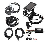 Jxngery Vélo électrique Scooter 24 V 36 V 48 V 26 A Contrôleur 3 modes GD06 Ensemble d'affichage avec capteur d'assistance électrique 130 x accélérateur au pouce pour moteur 500 W