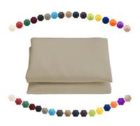 JXNVHJ 6/8 Baleines Tissu De Rechange pour Parapluie, Housse De Rechange pour Parasol Ronde De 2/2.3/2.5/2.7/3/3.5 M UV50+ Toile De Rechange pour Parasol Déporté(Top Color,11.4ft (350cm)/8 Arms)