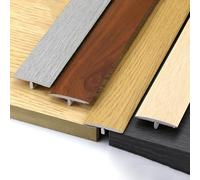 JXNVHJ Barre De Seuil Adhesive PVC, Bandes De Garniture De Porte De Tapis, Profilé De Transition Sol pour Couvrir Les Espaces Entre Les Sols en Bois(Oak,90cm)