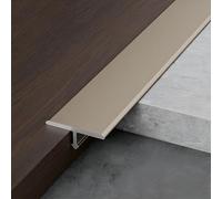 JXNVHJ Seuil De Porte Barre | 3 Pièce - Profilé De Transition | Bande de séparation en T en Alliage D'aluminium | Imperméable Et Facile À Nettoyer(Rose Gold,20mm)