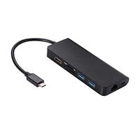 JXT ADT Type c Mettez hdmi Carte réseau Gigabit Multi-Fonction Convertisseur HDMI + RJ45 + PD + Audio + USB3.02 + SD + TF Dock Huit-en-Un HUB d'extension Multi-Fonctions (Gris Argenté)