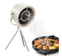 JXTZ Hotte aspirante portable, 3 vitesses d'aspiration compacte pour cuisine, mini ventilateur d'extraction, rotation réglable à 90°, 5 filtres à charbon actif, ventilateur d'échappement de cuisine