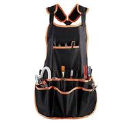 JXXUIRUIEEN Gardening Tools Apron Tablier de Travail avec 16 Poches for Outils, Ceinture Porte-Outils, Tablier Porte-Outils
