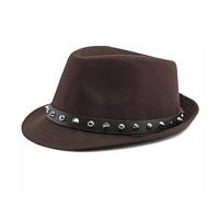 JXXUIRUIEEN Jazz Hat Autumn and Winter Bowler Hat England Gentleman Hat Costume de fête(Colour 2)