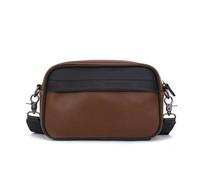 JXXUIRUIEEN Sacs à bandoulière pour hommes Sac à bandoulière vintage for hommes, petit sac à dos de couleur unie(Coffee)