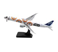 JXYAQTSOF Avion en Alliage 1:400 pour ANA «StarAlliance» Boeing B777-300ER, Modèle d'avion Moulé sous Pression, Rabats vers Le Bas