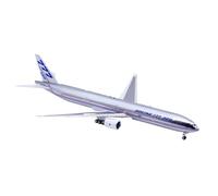 JXYAQTSOF Modèle d'avion À Réaction Moulé sous Pression en Alliage Métallique À L'échelle 1:200 pour Boeing B777-300ER House Color N5020K
