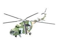 JXYAQTSOF Modèle d'avion Moulé sous Pression À L'échelle 1:72, pour Hélicoptère Militaire MI8 De L'armée De L'air Polonaise, Modèle 37042