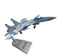 JXYAQTSOF Modèle De Chasseur en Alliage Échelle 1/72,pour Avion Militaire De L'armée De L'air Russe Su-35,Affichage De Collection Statique(Camouflage SU-35)