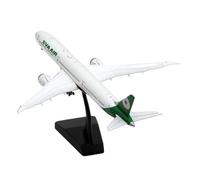 JXYAQTSOF Modèle Préfabriqué À L'échelle 1:400 EVA Airways Dreamliner Boeing B787-10 Modèle d'avion en Métal B-17802 Volets Baissés