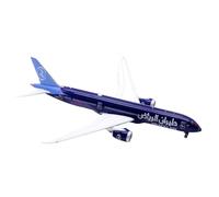 JXYAQTSOF Modèle Préfabriqué L'échelle 1:400 pour Modèle d'avion Moulé sous Pression Riyadh Air N8572C Boeing B787-9 avec Support Et Tracteur