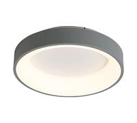 JXYDJH Lampe De Plafond Moderne Grise Pour Salon, Style Minimaliste, En Acrylique, Avec Variateur, Veilleuse 3000K, Éclairage Tricolore Pour Chambre Ou Cuisine, Lampe Décorative De Plafond.
