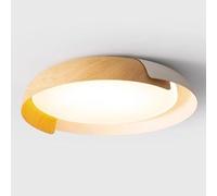 JXYDJH Plafonnier Blanc De Style Scandinave Avec Abat-jour Unique En Métal En Forme Bol, Lampe Plafond Moderne Style Nordique Pour Salon, Luminaire LED Encastré 36 W Pour Bureau, Chambre D'enfant
