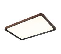 JXYDJH Plafonnier Encastré De Style Moderne Du Milieu Du Siècle, Abat-jour En Acrylique Imitation Noyer, Lampe LED Ronde À Fixer Au Plafond, Idéale Pour Un Couloir Ou Une Entrée