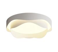 JXYDJH Plafonnier LED À Intensité Variable, Blanc Moderne 3CCT À 2 Couches, Encastré, Luminaire Rond Minimaliste À Température De Couleur Réglable Pour Chambre, Buanderie, Couloir, 50 Cm (19,7 Po)