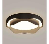JXYDJH Plafonnier LED À Intensité Variable, Blanc Moderne 3CCT À 2 Couches, Encastré, Luminaire Rond Minimaliste À Température De Couleur Réglable Pour Chambre, Buanderie, Couloir, 50 Cm (19,7 Po)