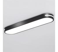 JXYDJH Plafonnier LED Long Et Plat De 80 Cm (31,5 Pouces), 36 W, Blanc Chaud 6000 K, Dimmable, Pour Bureau, Salon, Chambre, Cuisine - Installation Facile