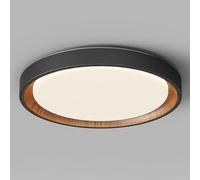 JXYDJH Plafonnier Minimaliste Moderne, Noir Mat, Rond, 3 Couleurs LED 3CCT À Intensité Variable, 50 Cm (19,7 Po), Montage Encastré, Idéal Pour Le Salon, La Chambre Et Le Bureau, Lot De 1